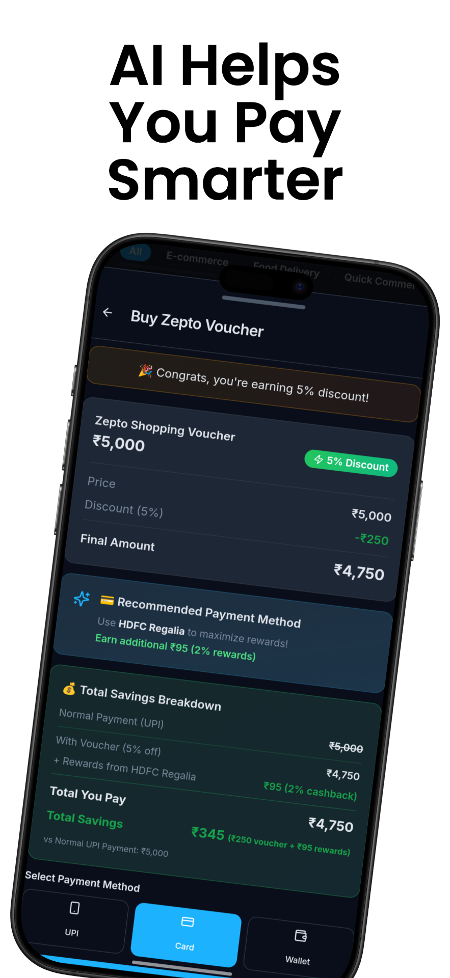 Pay with the right card. Every single time.